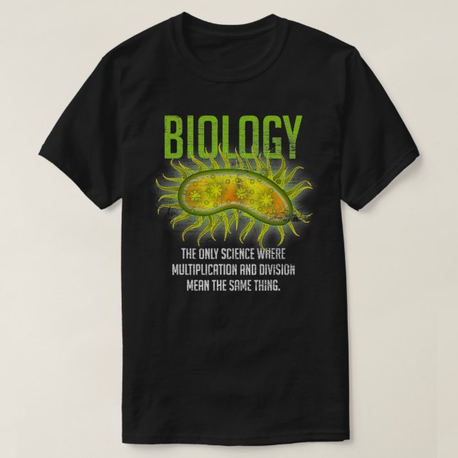 Camiseta La única biología científica (Diseño del anverso)
