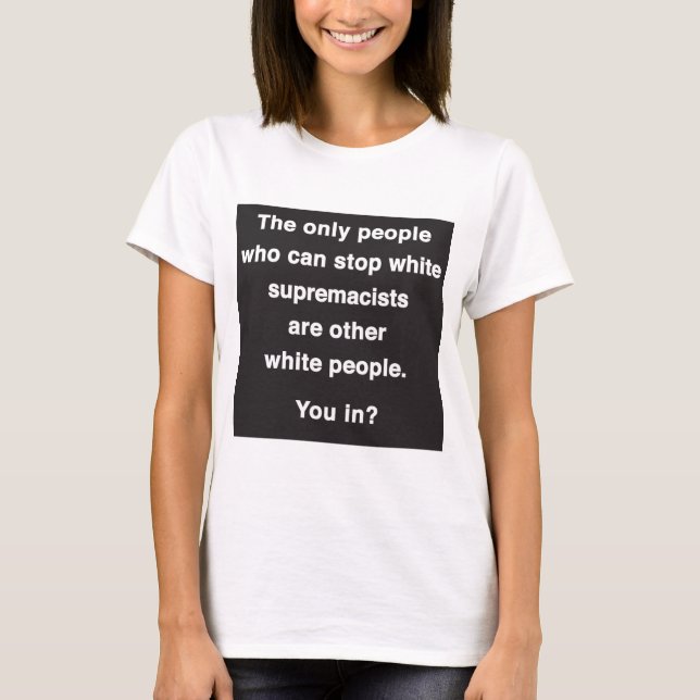 Camiseta La única gente (Anverso)