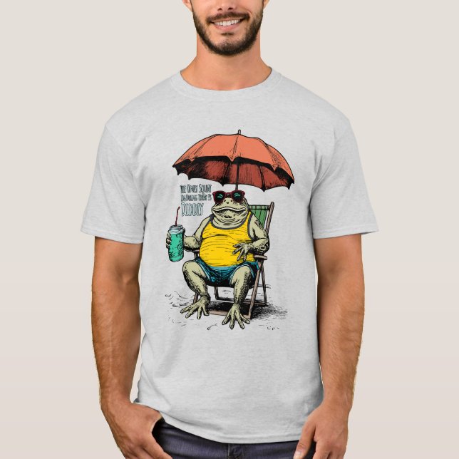 Camiseta La Única Sentadilla Que Haré Hoy Es Diddly Beach (Anverso)