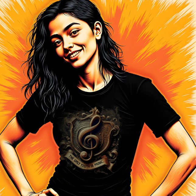 Camiseta "La única verdad es la música" (Subido por el creador)