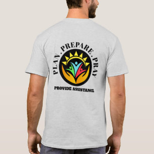 Camiseta La Unidad de Preparación para Desastres ayuda