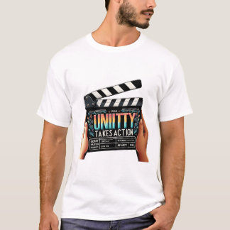 Camiseta La unidad toma acción | Diseño de diversidad y tra