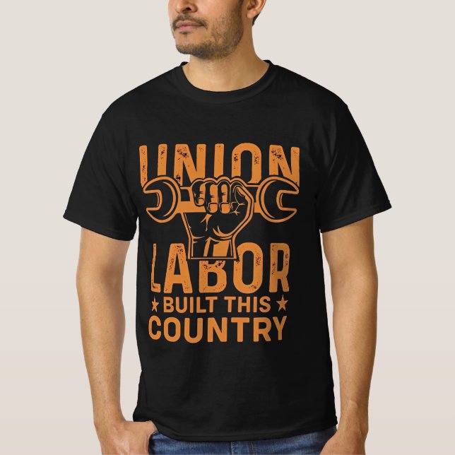 CAMISETA LA UNIÓN LABORAL CONSTRUYÓ ESTE PAÍS (Anverso)