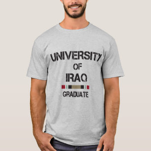 Camiseta La universidad de Iraq apenó al graduado 2