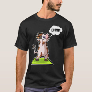 Camiseta La vaca Calf Yoga Posa Gimnasia Deportiva Ohm Hear