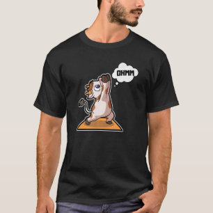 Camiseta La vaca Calf Yoga Posa Gimnasia Deportiva Ohm Hear