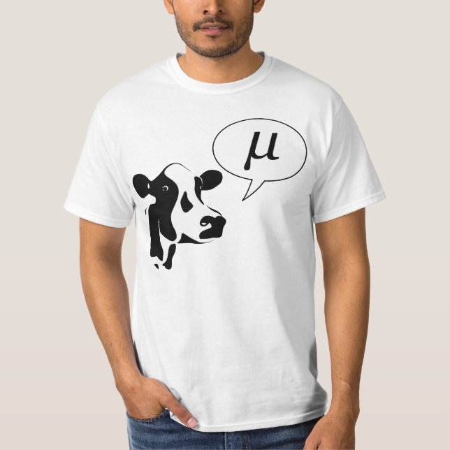 Camiseta La vaca científica va MU (Anverso)