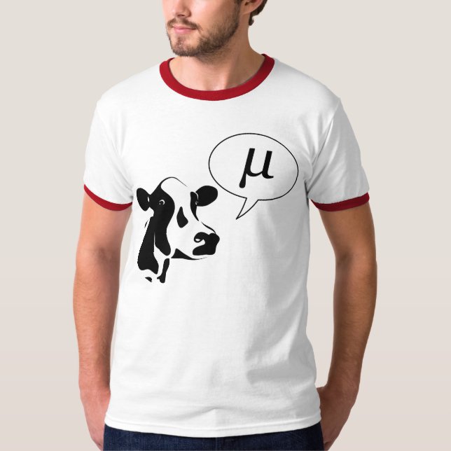 Camiseta La vaca científica va MU (Anverso)
