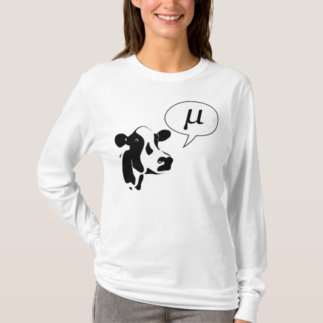 Camiseta La vaca científica va MU (Anverso)