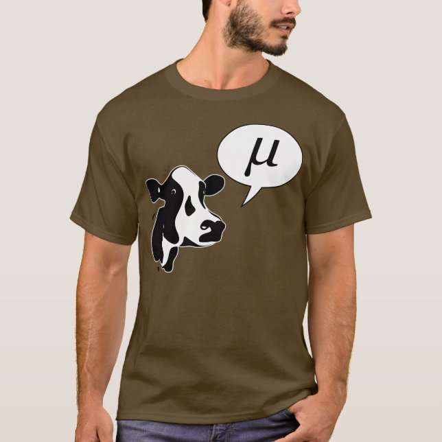 Camiseta La vaca científica va MU (Anverso)