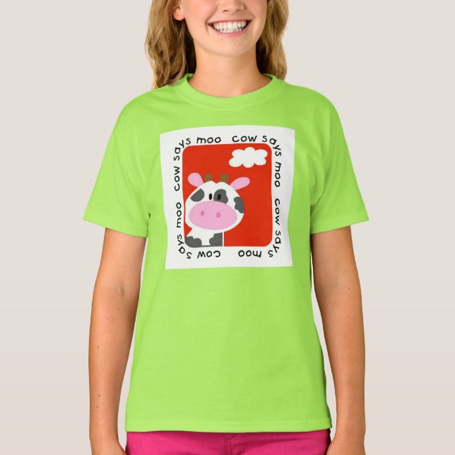 Camiseta La vaca dice el MOO (Anverso)