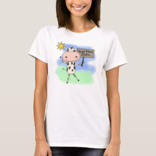 Camiseta La vaca leyó más libros