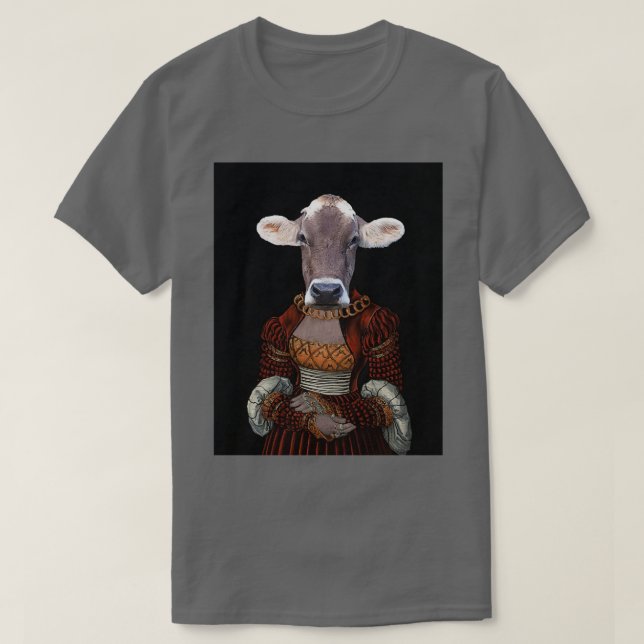 Camiseta La vaca medieval (Diseño del anverso)
