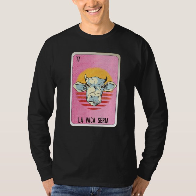 Camiseta La Vaca Seria Mexican Slang Lottery Bingo Cards   (Anverso)