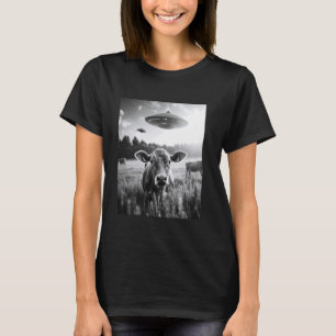 Camiseta La vaca tiene un encuentro con una vida extraterre