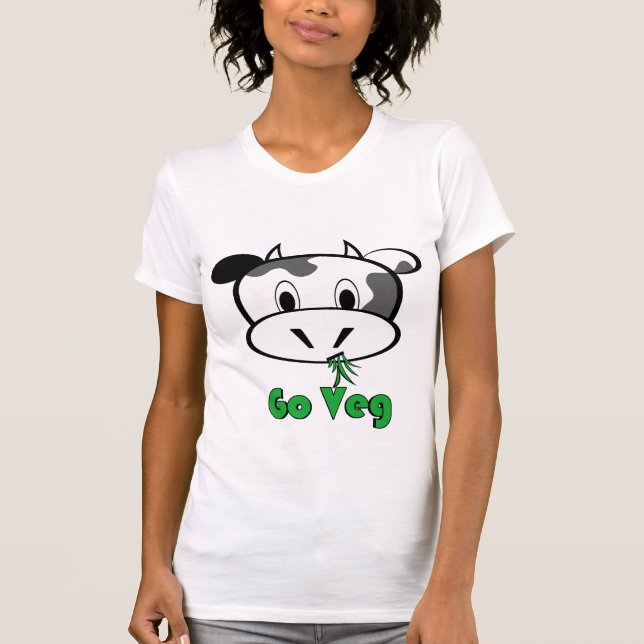 Camiseta La vaca va Veg (Anverso)