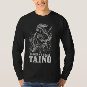 Camiseta La valiente canción indígena del orgullo taíno de