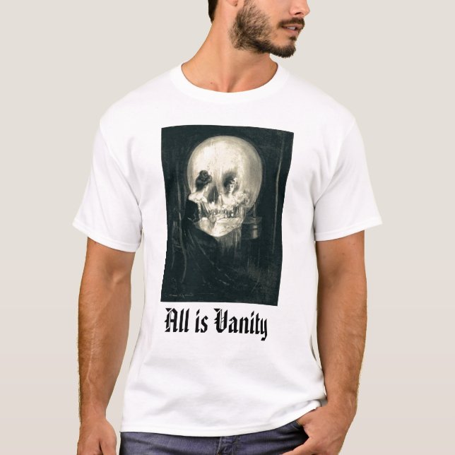Camiseta la vanidad, toda es vanidad (Anverso)