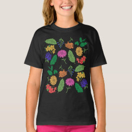 Camiseta La vegetación y el colorido floral