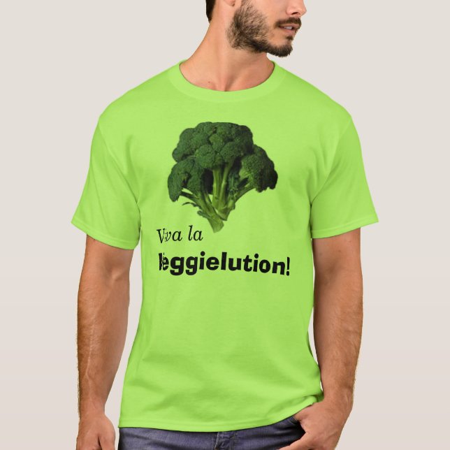 Camiseta ¡La Veggielution de Viva! (Anverso)
