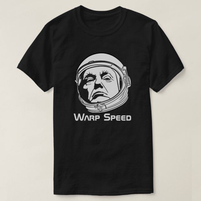 Camiseta La velocidad de la conmoción de Donald Trump (Diseño del anverso)