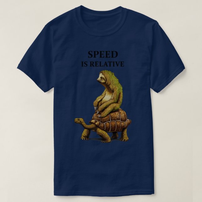 Camiseta La velocidad es un animal eslovaco relativo (Diseño del anverso)
