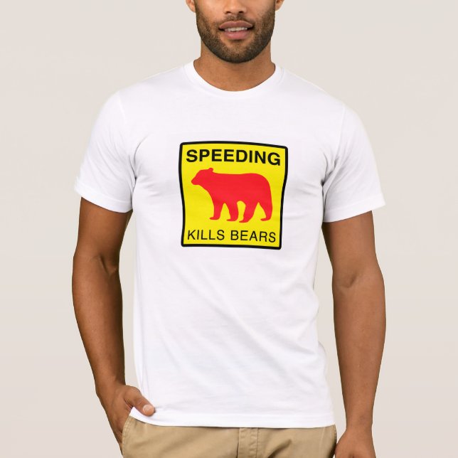 Camiseta La VELOCIDAD MATA a BEARS.ai (Anverso)