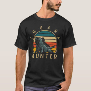 Camiseta La vendimia Iguana Hunter Graciosa Reptile Lover
