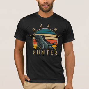 Camiseta La vendimia Iguana Hunter Graciosa Reptile Lover