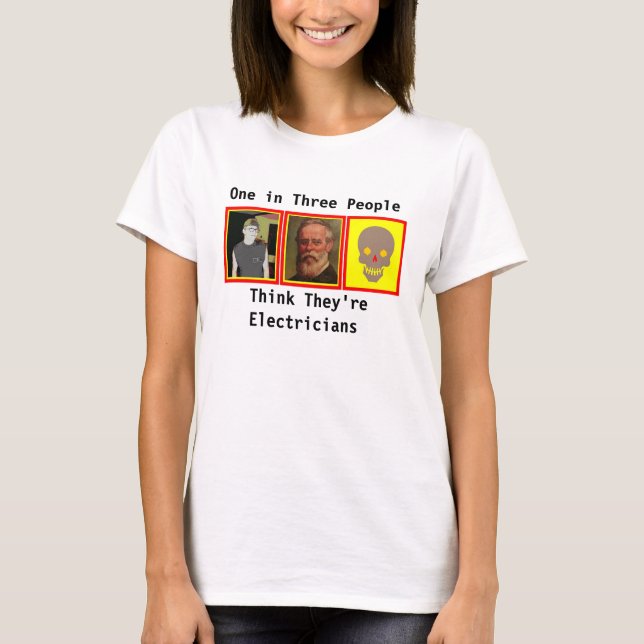 Camiseta La venganza del electricista (Anverso)