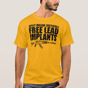 Camiseta La ventaja libre implanta AK-47 - gráficos negros