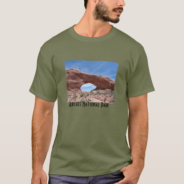 Camiseta La ventana del norte arquea el parque nacional (Anverso)