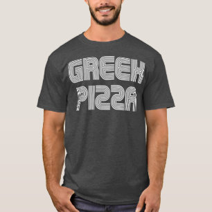 Camiseta La ventilado griega de pizza retro 70 años 80 es d