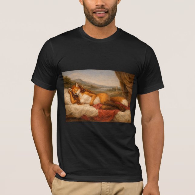 Camiseta la venus peluda durmiendo (Anverso)
