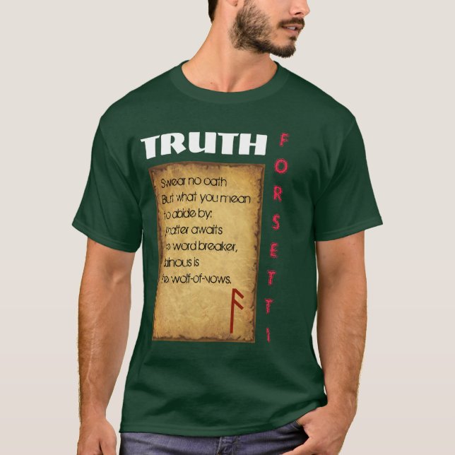 Camiseta La verdad de Havamal (Anverso)