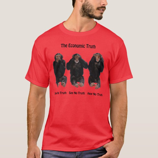Camiseta La verdad económica (Anverso)