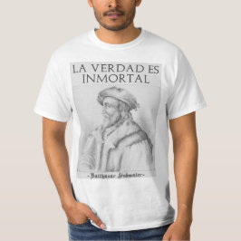 Camiseta La Verdad Es Inmortal - Económica