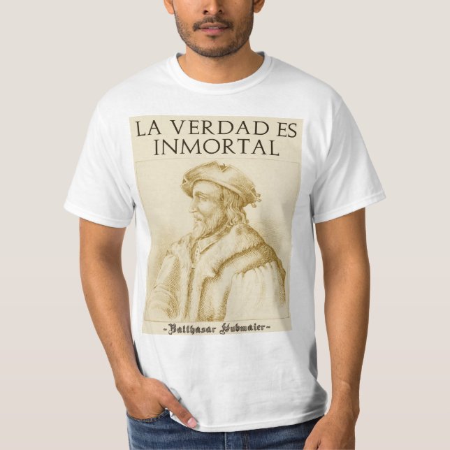 Camiseta La Verdad Es Inmortal(Gold) - Económica (Anverso)
