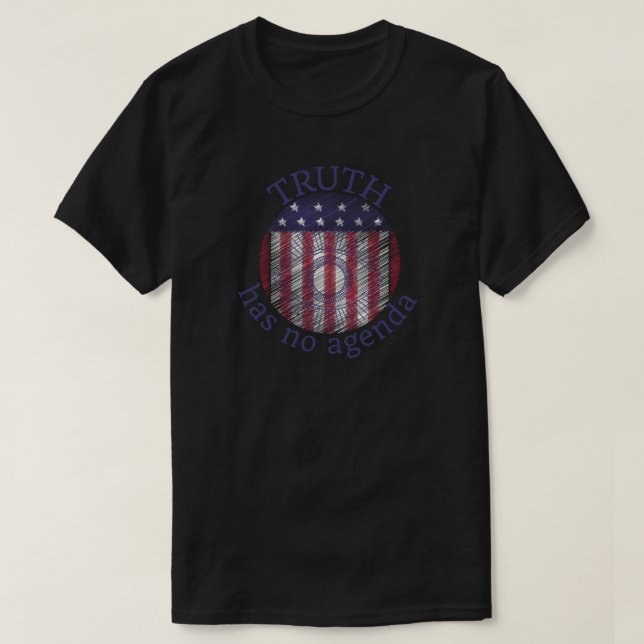 Camiseta La verdad no tiene agenda (Diseño del anverso)