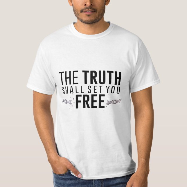 Camiseta La verdad te liberará (Anverso)