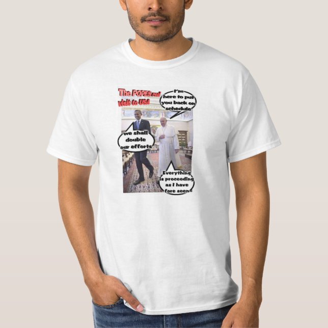 Camiseta La verdadera visita de los Papas a los Estados Uni (Anverso)