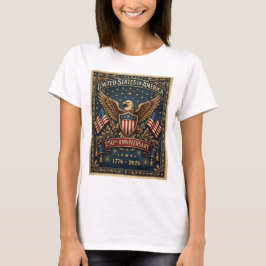 Camiseta La versión 1 del 250 aniversario de América