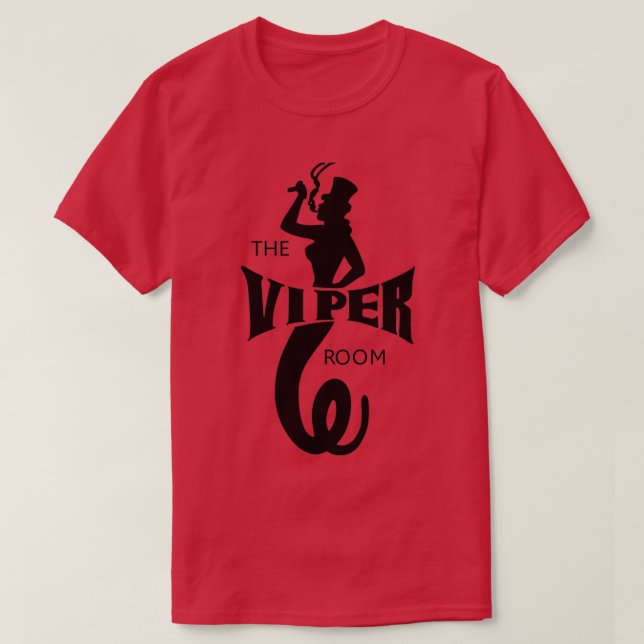 Camiseta la versión en negro de la sala de viper  (Diseño del anverso)