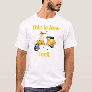 Camiseta La vespa, ésta es cómo ruedo