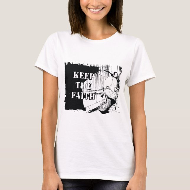 Camiseta La vespa guarda la fe (Anverso)