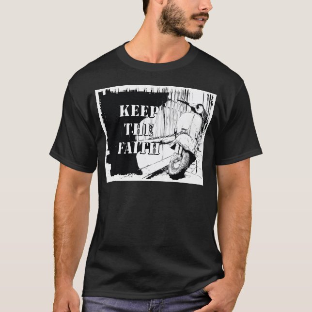 Camiseta La vespa guarda la fe (Anverso)