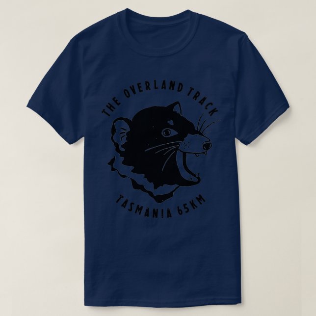 Camiseta La vía terrestre de Tasmania (Diseño del anverso)
