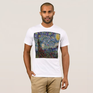 Camiseta La víbora Bella Artes estrellada de la noche de lo