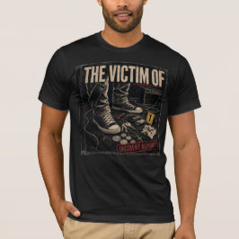 Camiseta La víctima de - Portada del álbum Informe del inci