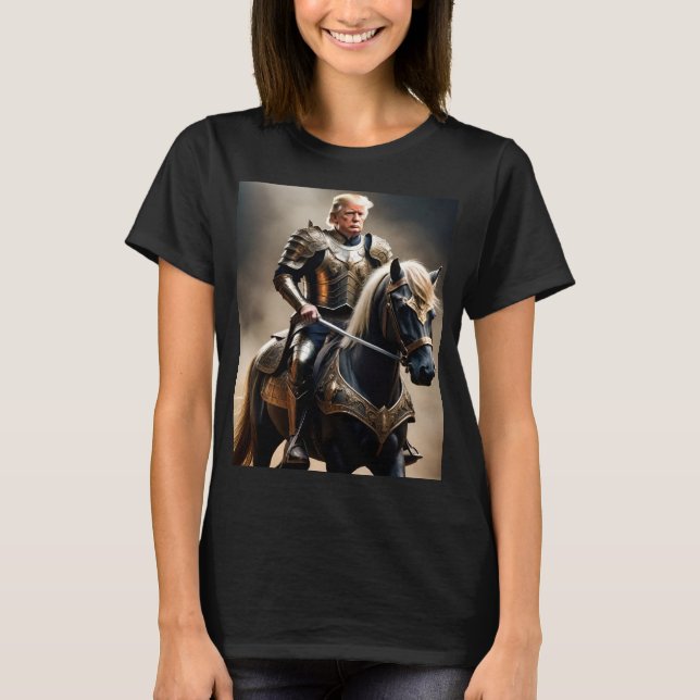 Camiseta La victoria de Trump Tee Dramático Caballo Preside (Anverso)